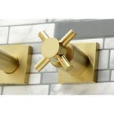 Concord Two-Handle 3-Hole Wall Mount Roman Tub Faucet