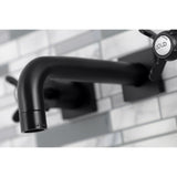 Essex Double-Handle 3-Hole Wall Mount Bathroom Faucet