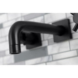 Concord Double-Handle 3-Hole Wall Mount Bathroom Faucet