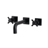 Concord Double-Handle 3-Hole Wall Mount Bathroom Faucet