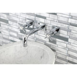 Essex Double-Handle 3-Hole Wall Mount Bathroom Faucet