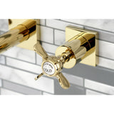Essex Double-Handle 3-Hole Wall Mount Bathroom Faucet