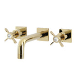 Essex Double-Handle 3-Hole Wall Mount Bathroom Faucet