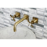 Essex Double-Handle 3-Hole Wall Mount Bathroom Faucet