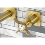 Essex Double-Handle 3-Hole Wall Mount Bathroom Faucet