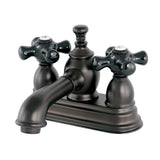 Duchess Double-Handle 3-Hole Deck Mount 4-Inch Centerset Bathroom Faucet with Brass Pop-Up