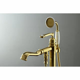 Royale Single-Handle 1-Hole Freestanding Tub Faucet with Hand Shower