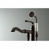 Royale Single-Handle 1-Hole Freestanding Tub Faucet with Hand Shower