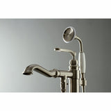 Royale Single-Handle 1-Hole Freestanding Tub Faucet with Hand Shower