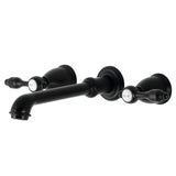 Heirloom Two-Handle 3-Hole Wall Mount Roman Tub Faucet