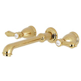 Heirloom Two-Handle 3-Hole Wall Mount Roman Tub Faucet