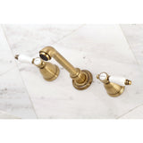 Bel-Air Two-Handle 3-Hole Wall Mount Tub Faucet