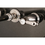 Heirloom Two-Handle 3-Hole Wall Mount Roman Tub Faucet