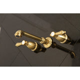 Heirloom Two-Handle 3-Hole Wall Mount Roman Tub Faucet