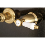 Bel-Air Two-Handle 3-Hole Wall Mount Tub Faucet