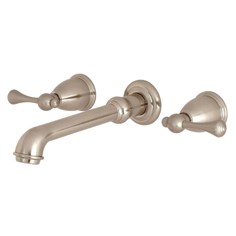 English Country Two-Handle 3-Hole Wall Mount Roman Tub Faucet