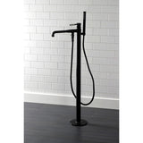 Kaiser Single-Handle 1-Hole Freestanding Tub Faucet with Hand Shower