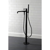 Kaiser Single-Handle 1-Hole Freestanding Tub Faucet with Hand Shower