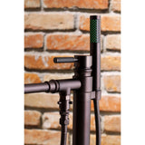 Kaiser Single-Handle 1-Hole Freestanding Tub Faucet with Hand Shower