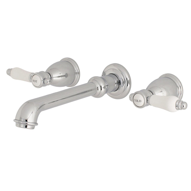 Bel-Air Double-Handle 3-Hole Wall Mount Bathroom Faucet