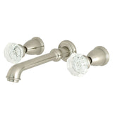 Celebrity Double-Handle 3-Hole Wall Mount Bathroom Faucet