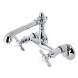 Essex Two-Handle 2-Hole Wall Mount Bridge Kitchen Faucet