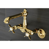 Essex Two-Handle 2-Hole Wall Mount Bridge Kitchen Faucet