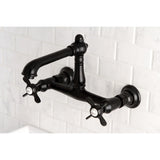 Essex Double-Handle 2-Hole Wall Mount Bathroom Faucet