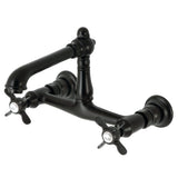 Essex Double-Handle 2-Hole Wall Mount Bathroom Faucet