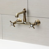 Essex Double-Handle 2-Hole Wall Mount Bathroom Faucet