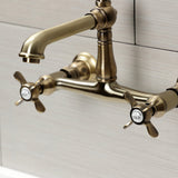 Essex Double-Handle 2-Hole Wall Mount Bathroom Faucet