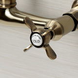 Essex Double-Handle 2-Hole Wall Mount Bathroom Faucet