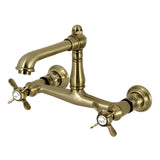 Essex Double-Handle 2-Hole Wall Mount Bathroom Faucet