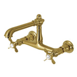 Essex Double-Handle 2-Hole Wall Mount Bathroom Faucet