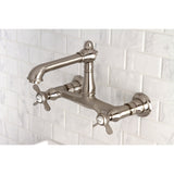 Essex Double-Handle 2-Hole Wall Mount Bathroom Faucet