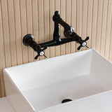 Essex Double-Handle 2-Hole Wall Mount Bathroom Faucet