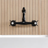 Essex Double-Handle 2-Hole Wall Mount Bathroom Faucet