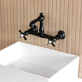 Essex Double-Handle 2-Hole Wall Mount Bathroom Faucet