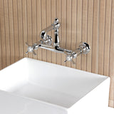 Essex Double-Handle 2-Hole Wall Mount Bathroom Faucet
