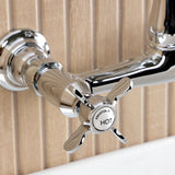 Essex Double-Handle 2-Hole Wall Mount Bathroom Faucet