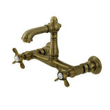 Essex Double-Handle 2-Hole Wall Mount Bathroom Faucet