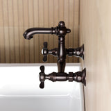 Essex Double-Handle 2-Hole Wall Mount Bathroom Faucet