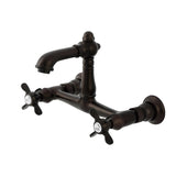 Essex Double-Handle 2-Hole Wall Mount Bathroom Faucet