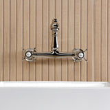 Essex Double-Handle 2-Hole Wall Mount Bathroom Faucet