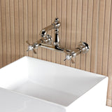 Essex Double-Handle 2-Hole Wall Mount Bathroom Faucet