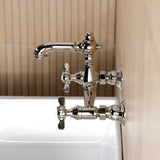 Essex Double-Handle 2-Hole Wall Mount Bathroom Faucet