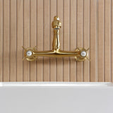 Essex Double-Handle 2-Hole Wall Mount Bathroom Faucet