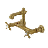 Essex Double-Handle 2-Hole Wall Mount Bathroom Faucet