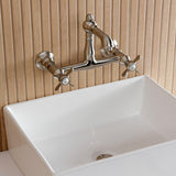 Essex Double-Handle 2-Hole Wall Mount Bathroom Faucet