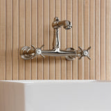 Essex Double-Handle 2-Hole Wall Mount Bathroom Faucet